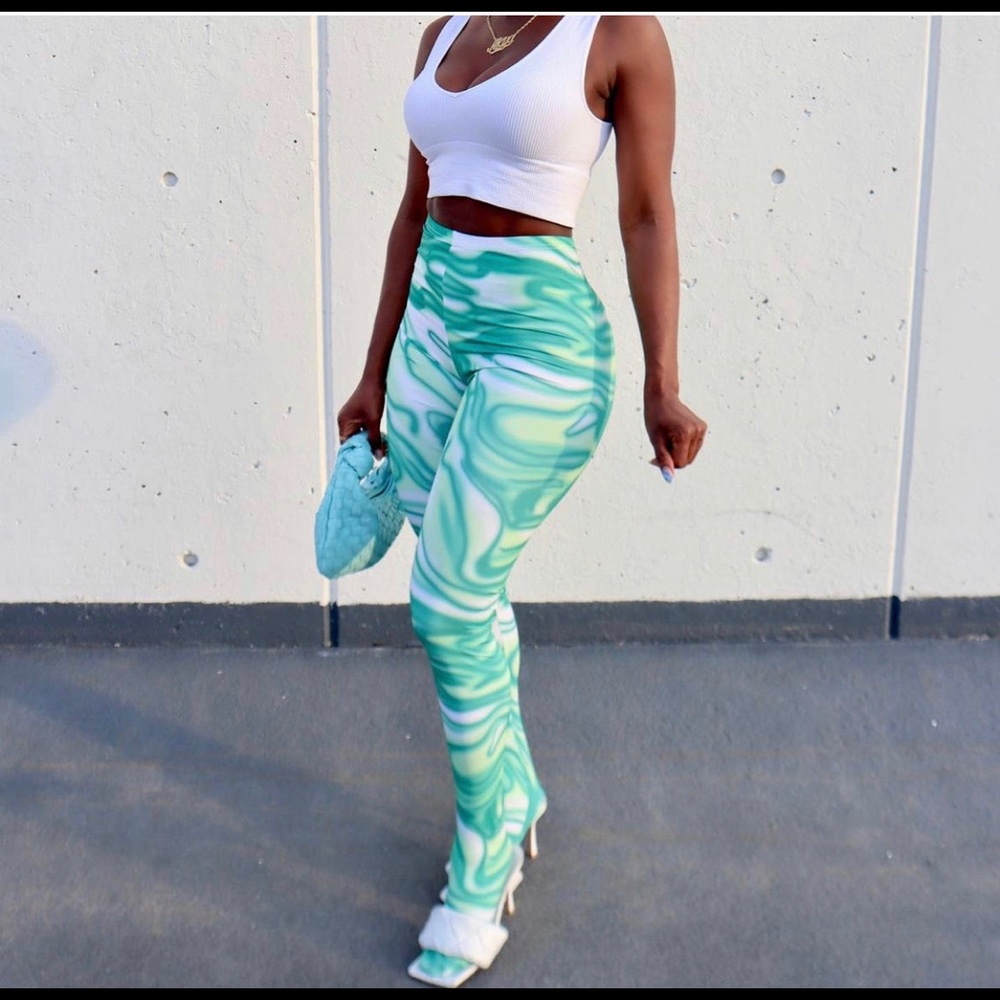 Python Marble leggings